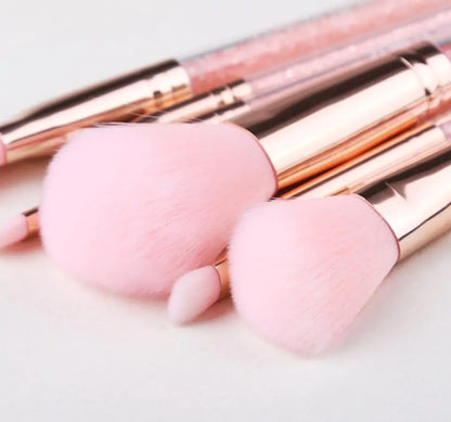 Pink Makeup Brush Set